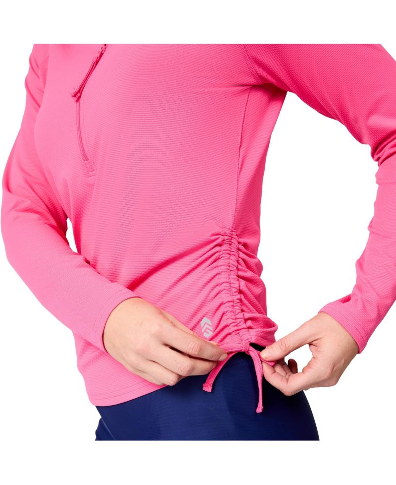 Women's SunFree Quarter Zip UPF Sunshirt