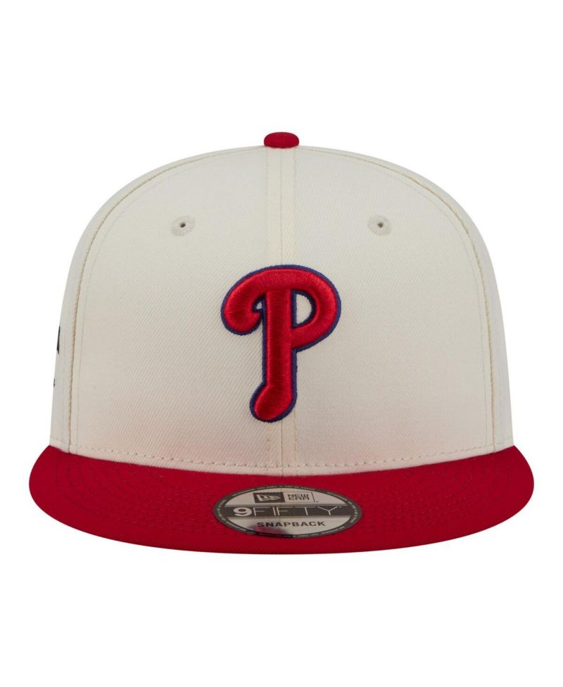 Men's Cream/Red Philadelphia Phillies Localized 9FIFTY Snapback Hat