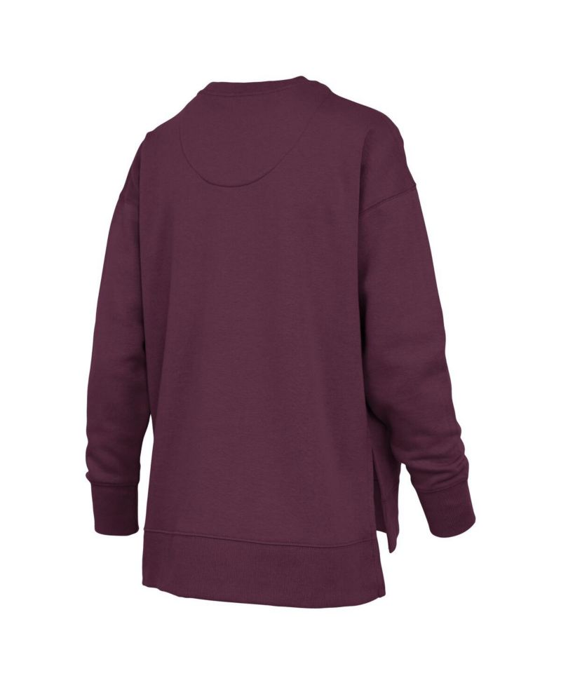 Women's Maroon Minnesota Golden Gophers Bonanza Chenille Harper Script Sweatshirt