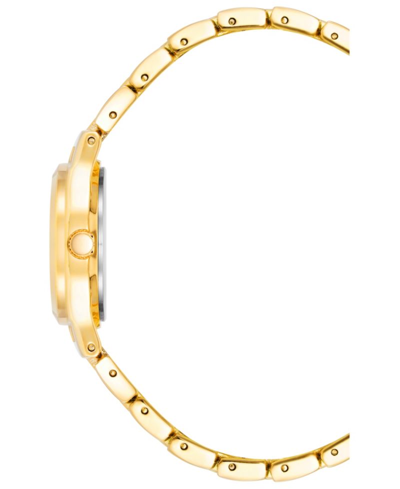 Women's Quartz Gold-Tone Alloy Bracelet Watch, 26mm