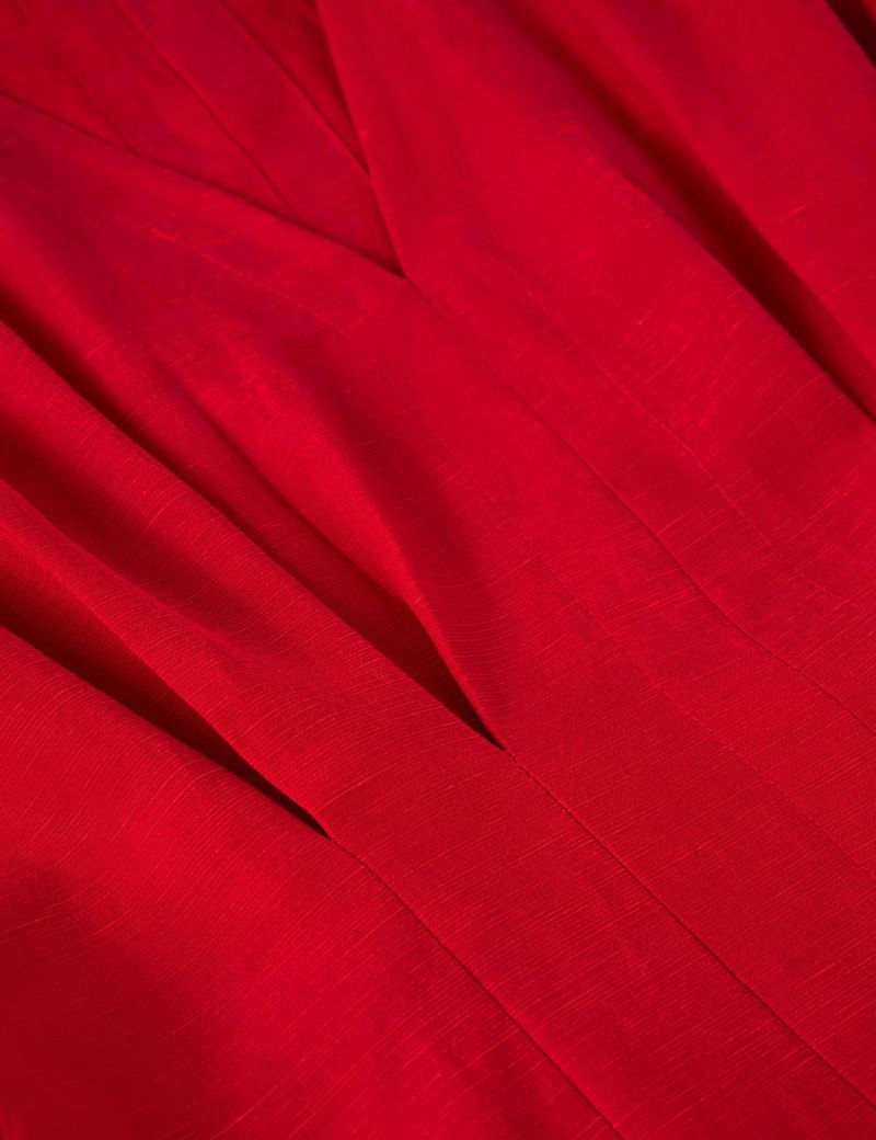 Women's Panel Linen Blend Dress