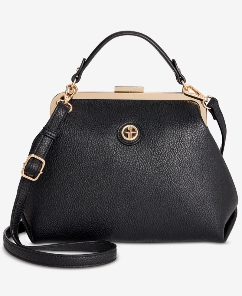Pebble Framed Clutch Crossbody Bag