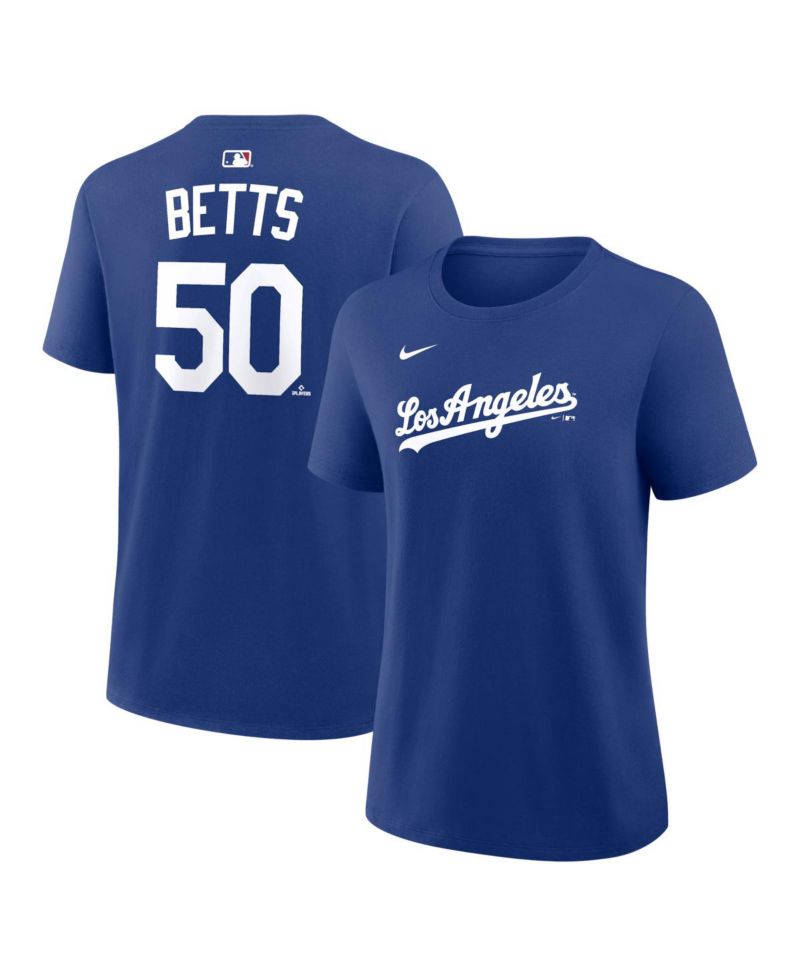 Women's Mookie Betts Royal Los Angeles Dodgers Name & Number T-Shirt