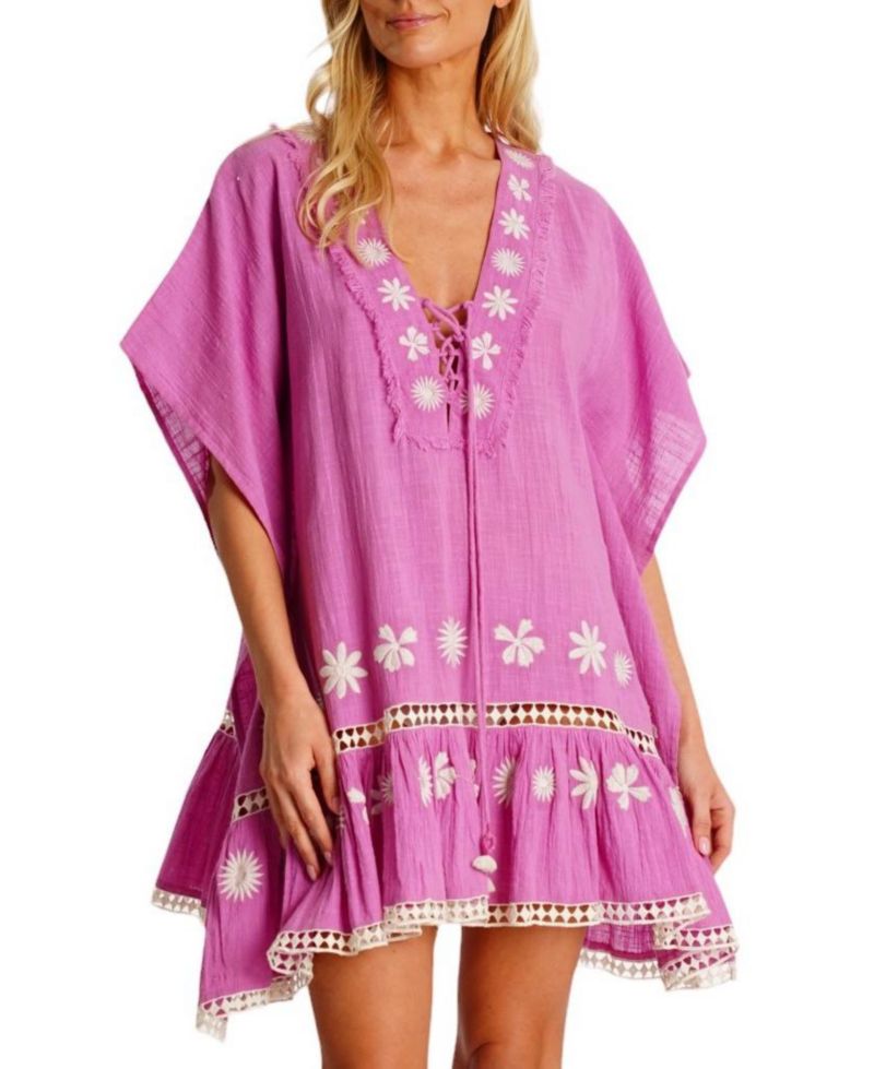 Women's s Fiji Embroidered Kaftan