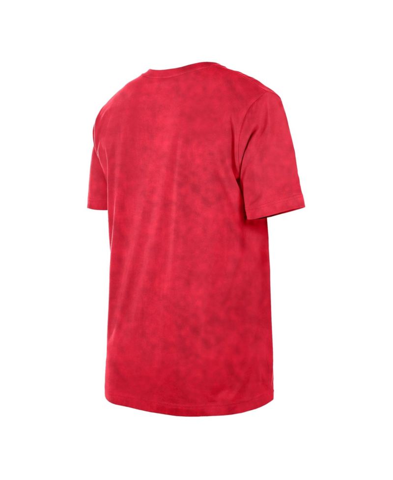 Men's Red Atlanta Hawks Throwback Vintage Boxy Mineral Wash T-Shirt