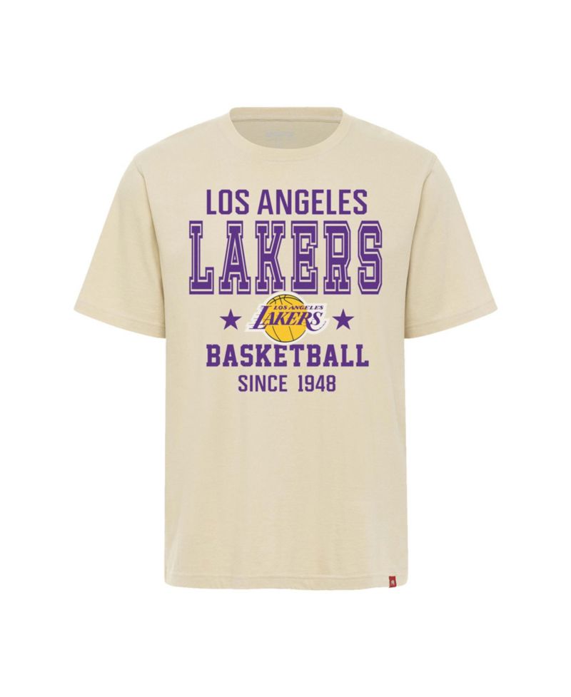 Men's and Women's Cream Los Angeles Lakers Duke Premium T-Shirt