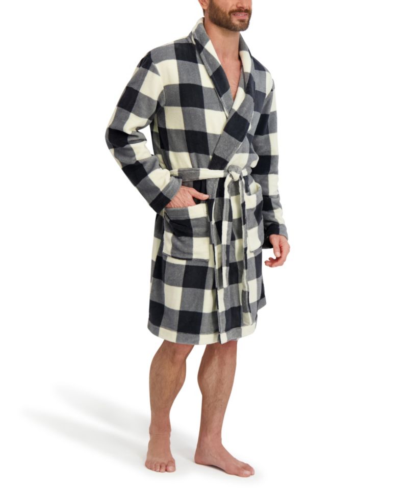 Men's Adjustable Plush Robe