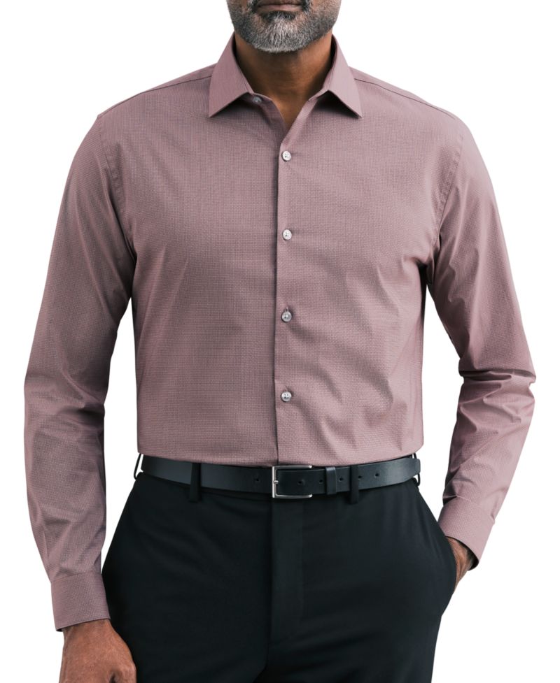 Men's Technicole Slim-Fit Dress Shirt