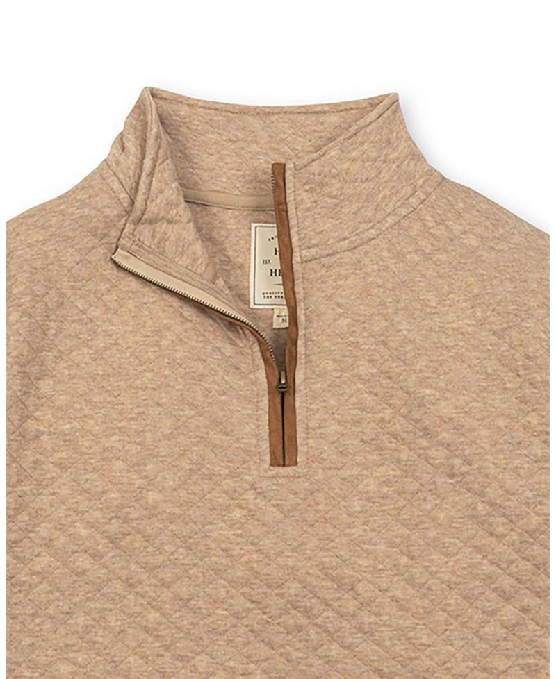 Men's Hope and Henry Quilted Half Zip Pullover