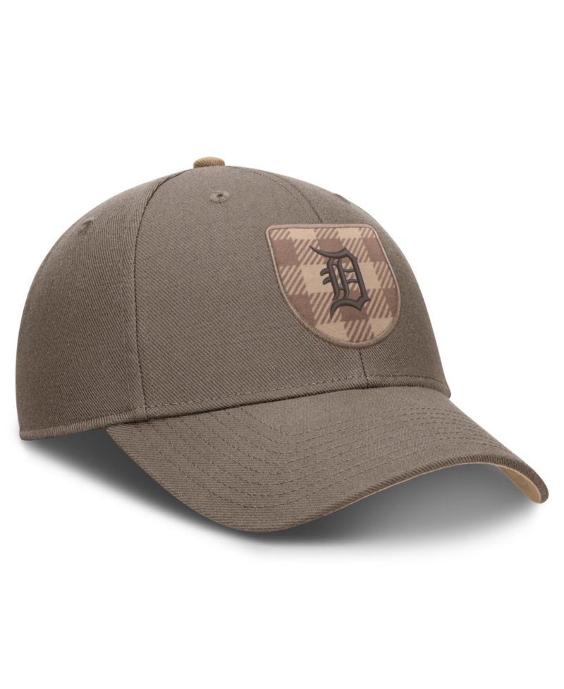 Men's Brown Detroit Tigers Statement Rise Adjustable Hat