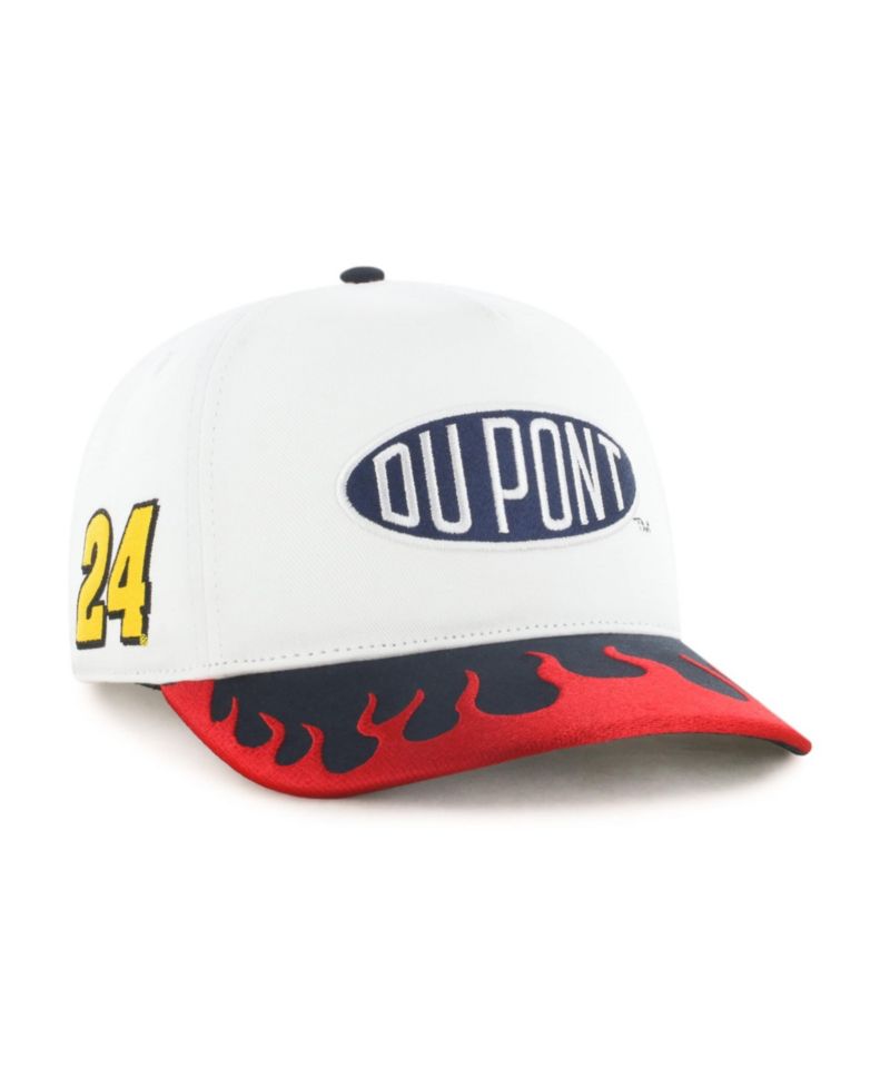Men's '47 White/Red Jeff Gordon Flame Hitch Adjustable Hat