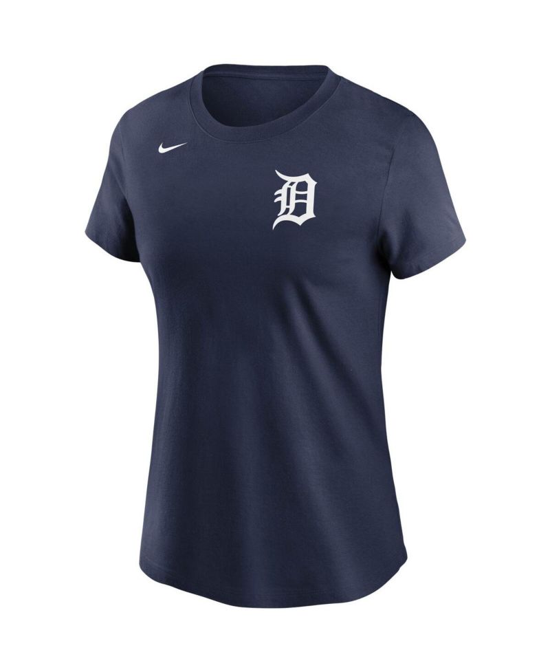 Women's Miguel Cabrera Navy Detroit Tigers Name & Number T-Shirt