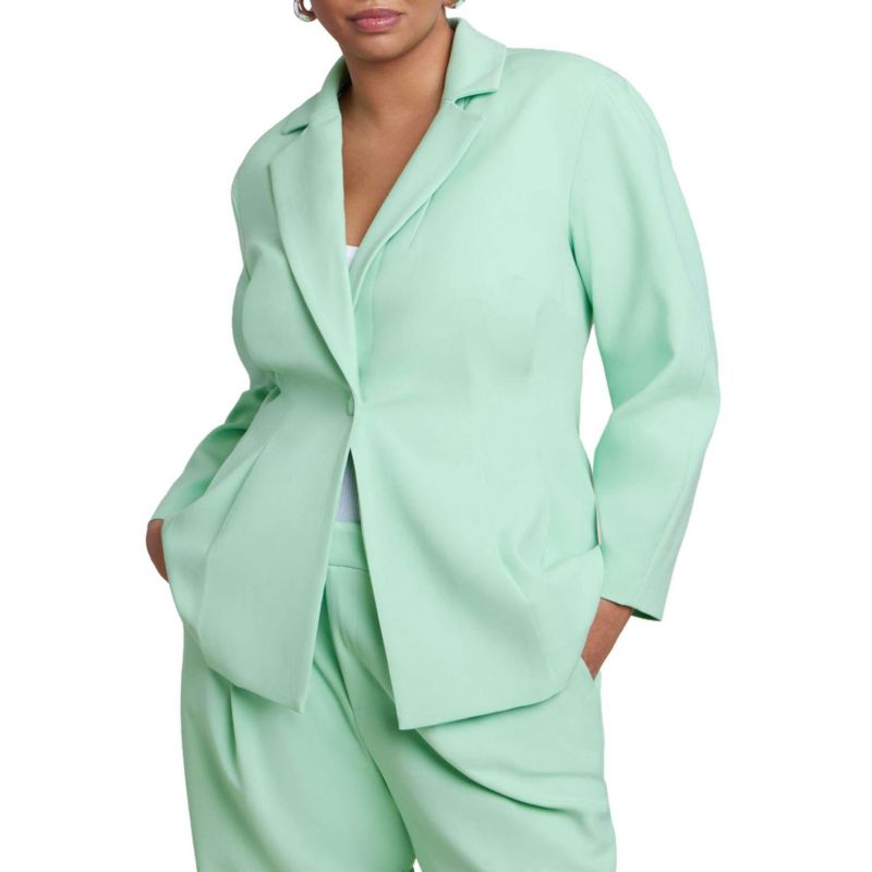 Women's Pleat Waist Blazer