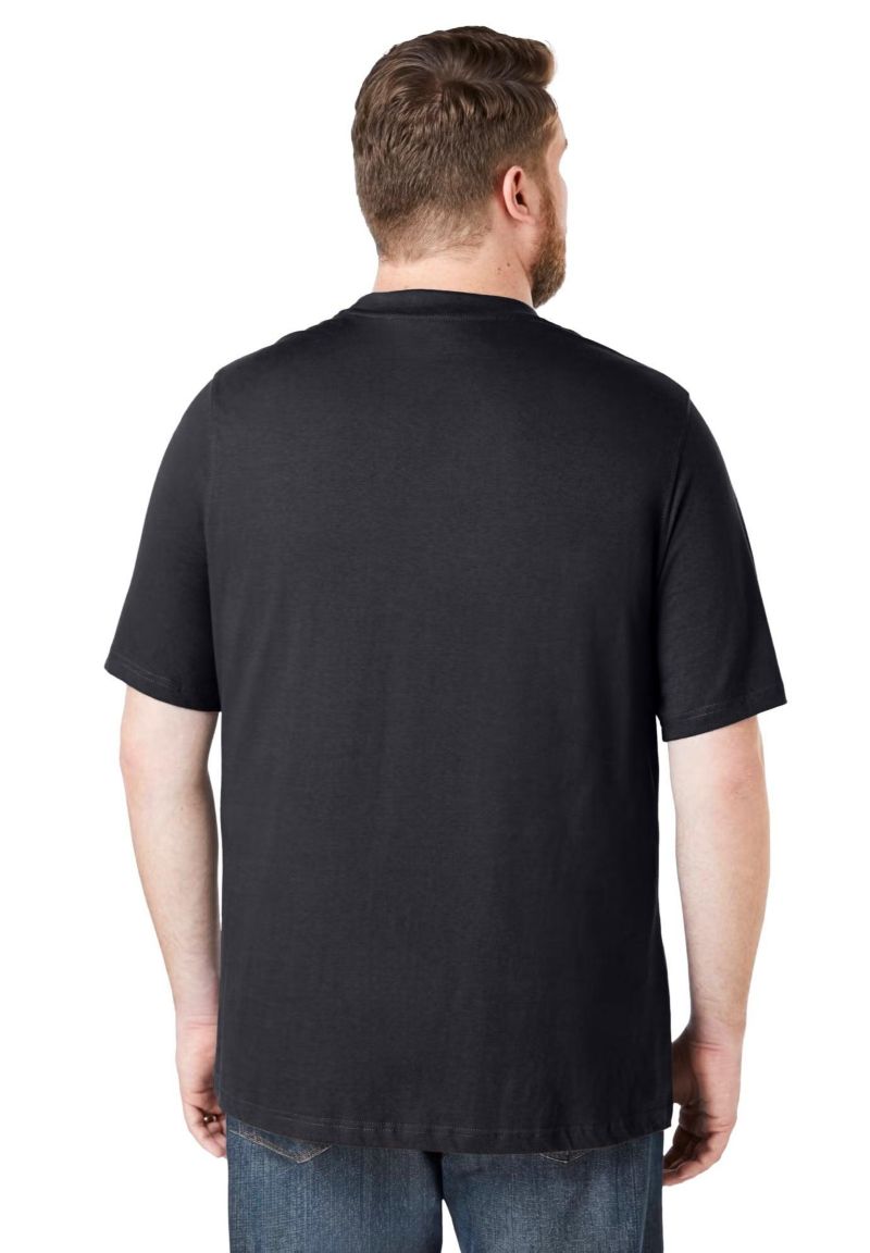 Men's by KingSize Heavyweight Pocket Crewneck T-Shirt