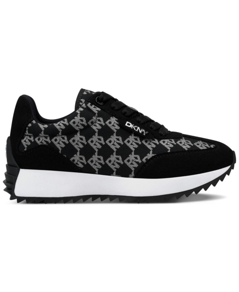 Women's Naples Checkered Lace-Up Sneakers