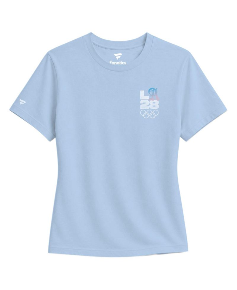 Women's Light Blue LA28 Bluebell Collection T-Shirt