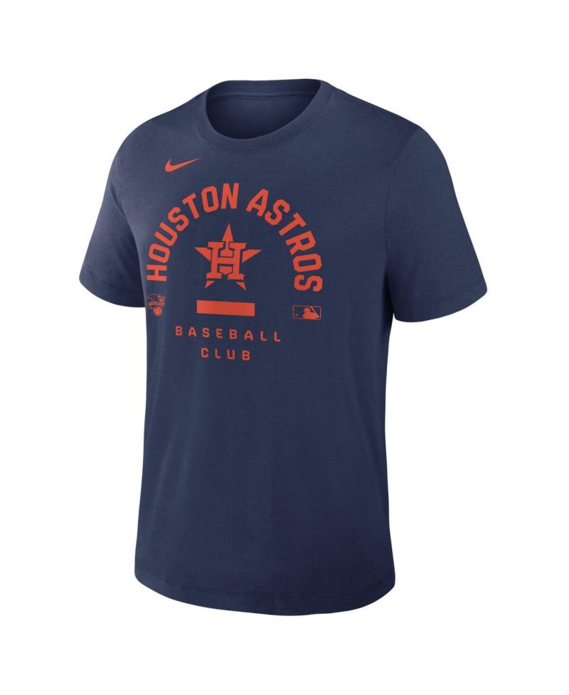 Men's Navy Houston Astros Authentic Collection Early Work Tri-Blend Dri-FIT T-Shirt