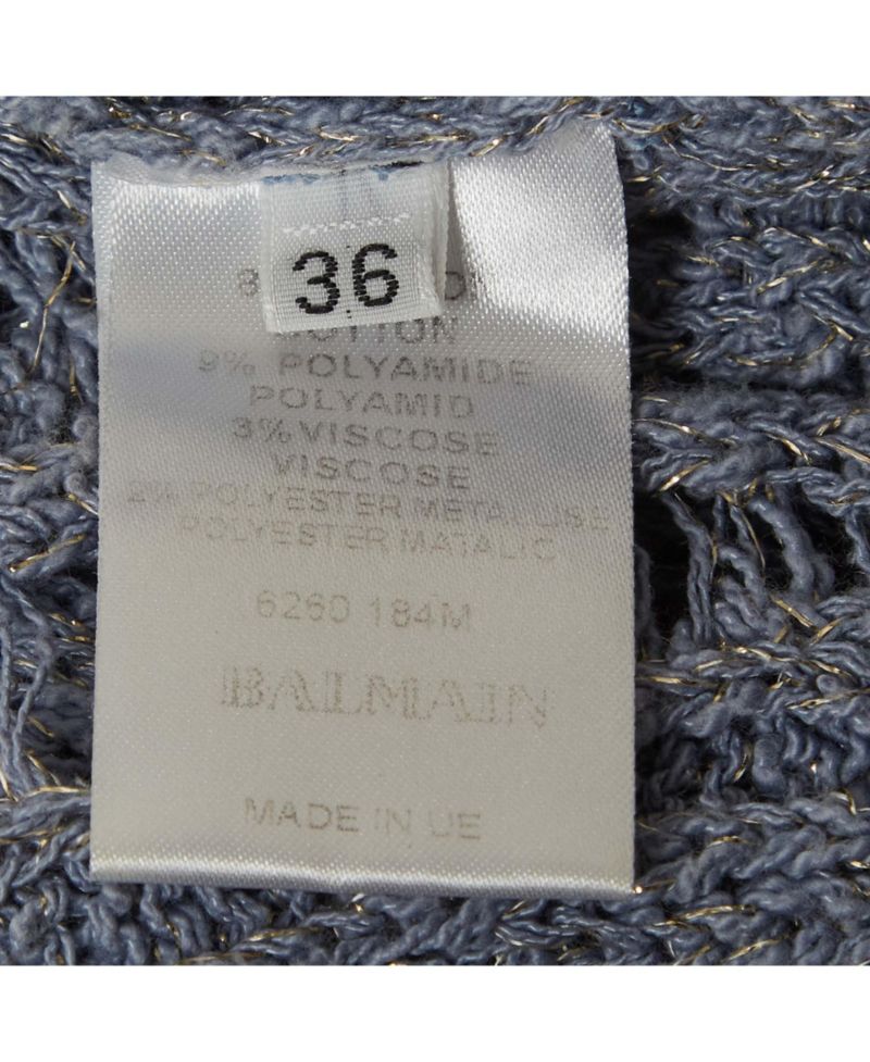 Women's Lurex Open Knit Sweater