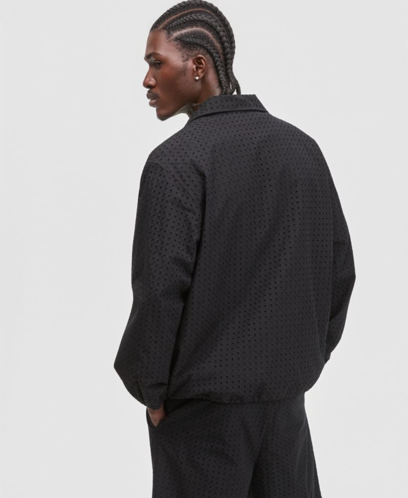 Men's Eyelet Coach Jacket