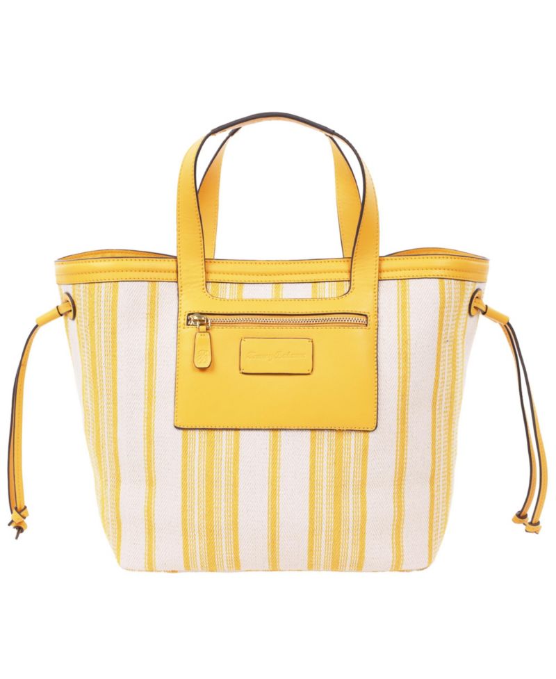 Canvas Stripe Large Tote
