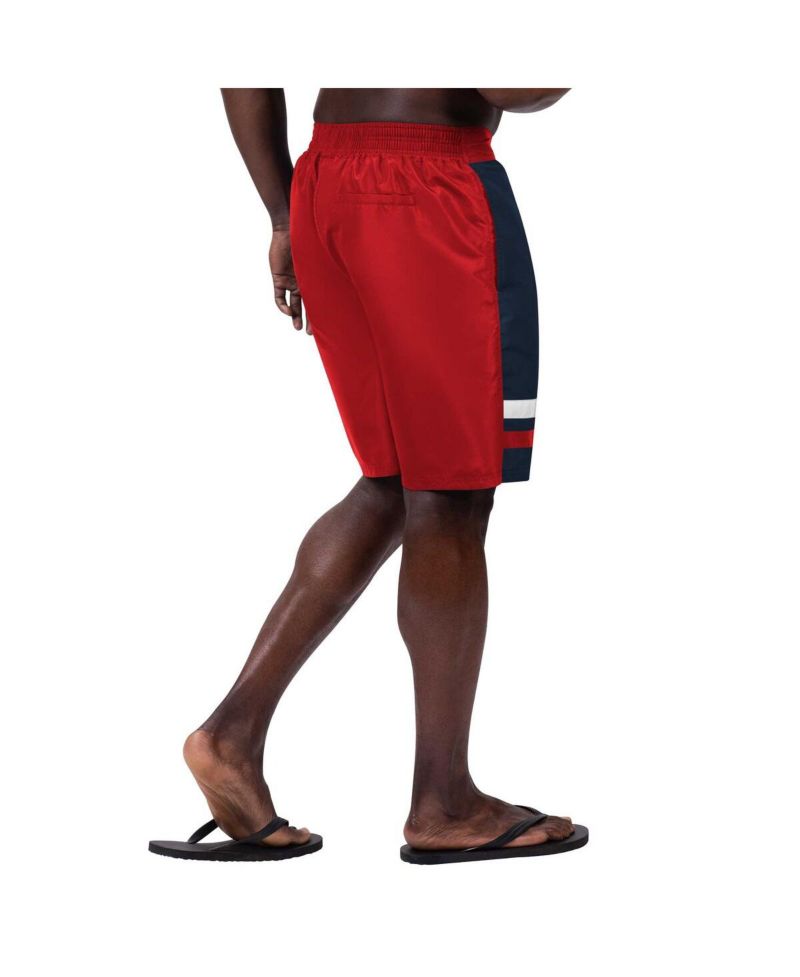 Men's Red Los Angeles Angels Anchor Swim Trunks