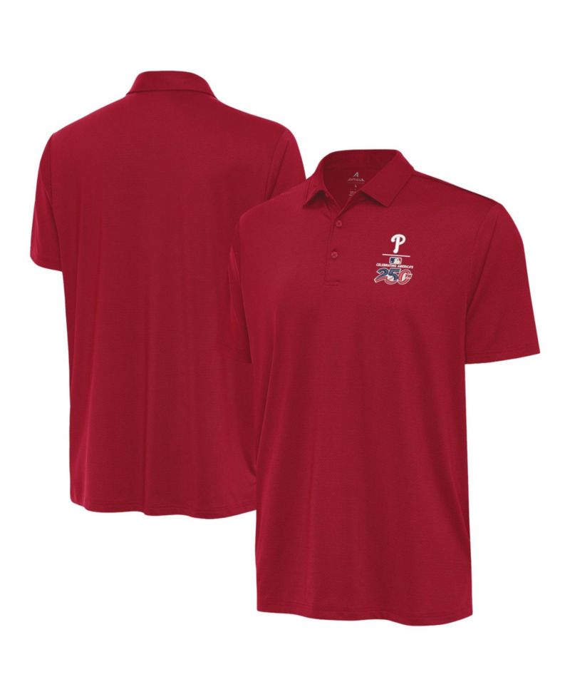 Men's Red Philadelphia Phillies Celebrating America's 250th Ellipse Polo Shirt