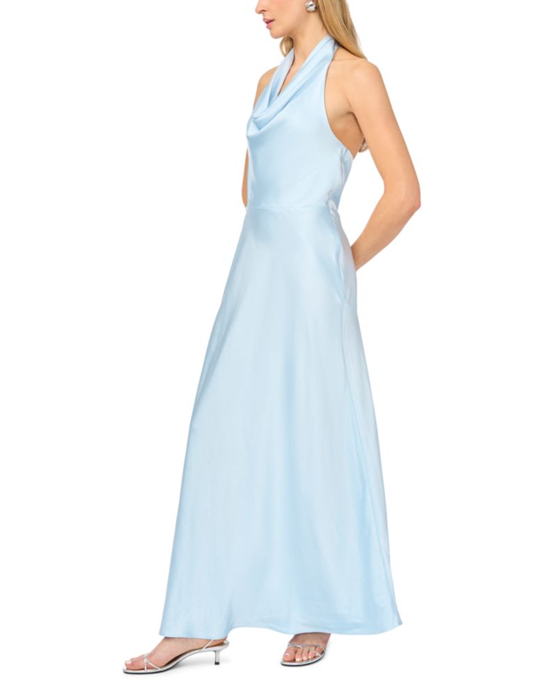 Women's Cowl Neck Maxi Slip Dress
