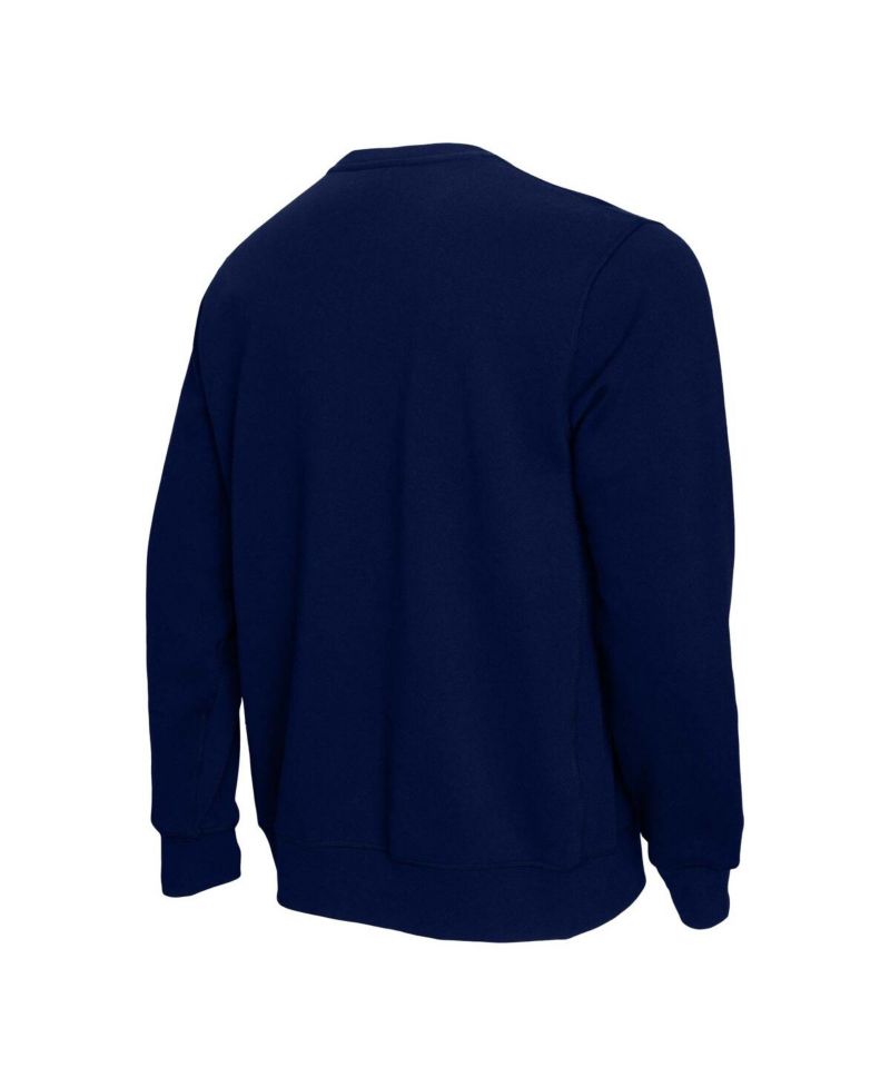 Men's Navy Penn State Nittany Lions Elite Script Pullover Sweatshirt