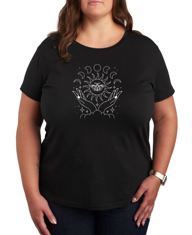 Trendy Plus Size Cosmic Graphic T-shirt