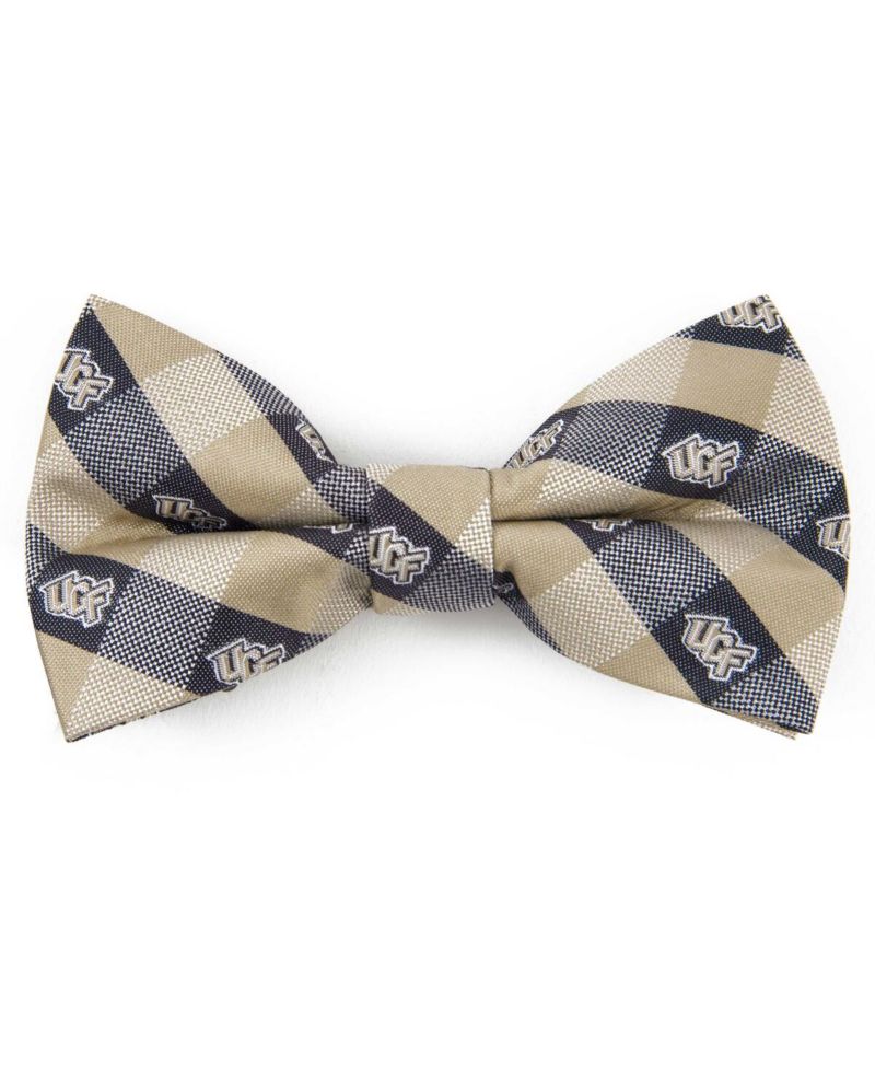 Men's Black UCF Knights Check Bow Tie