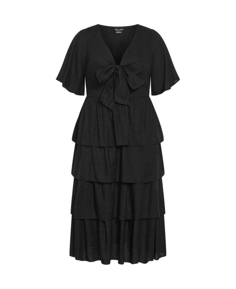 Women's Ana Tie Maxi Tiered Dress