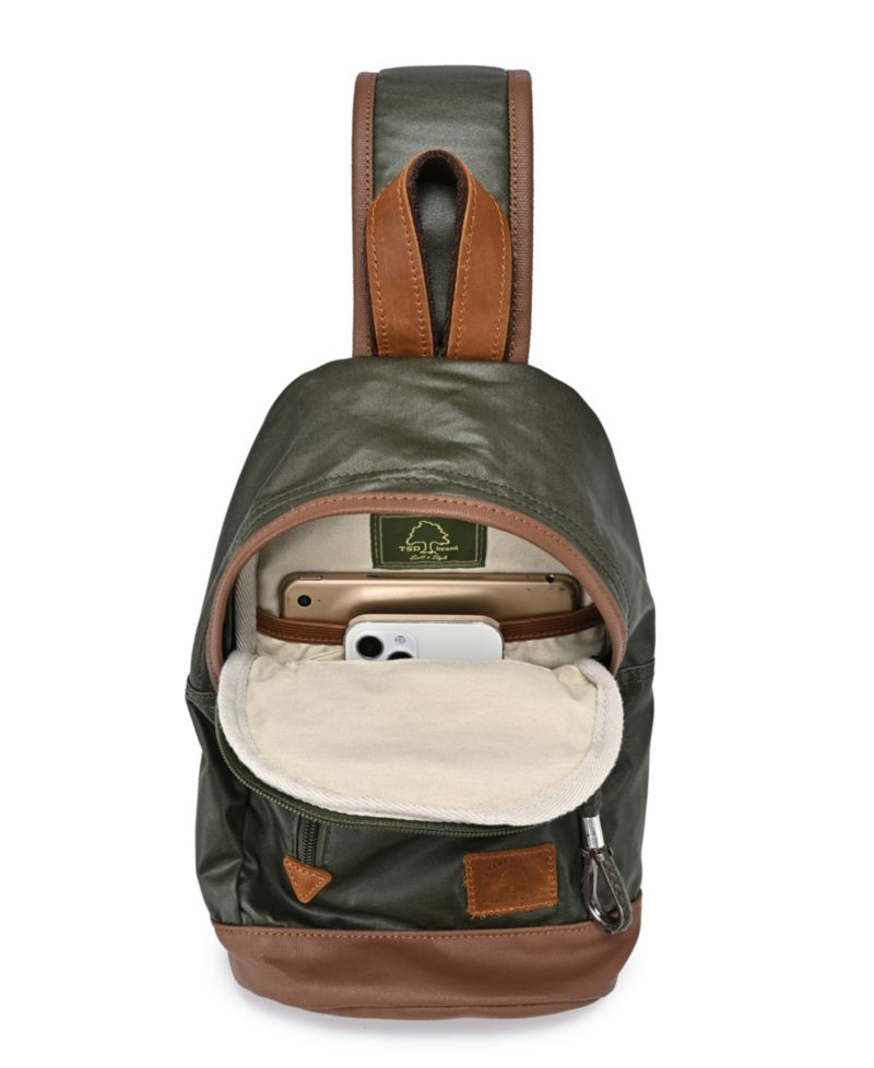 Urban Light Coated Canvas Sling Bag