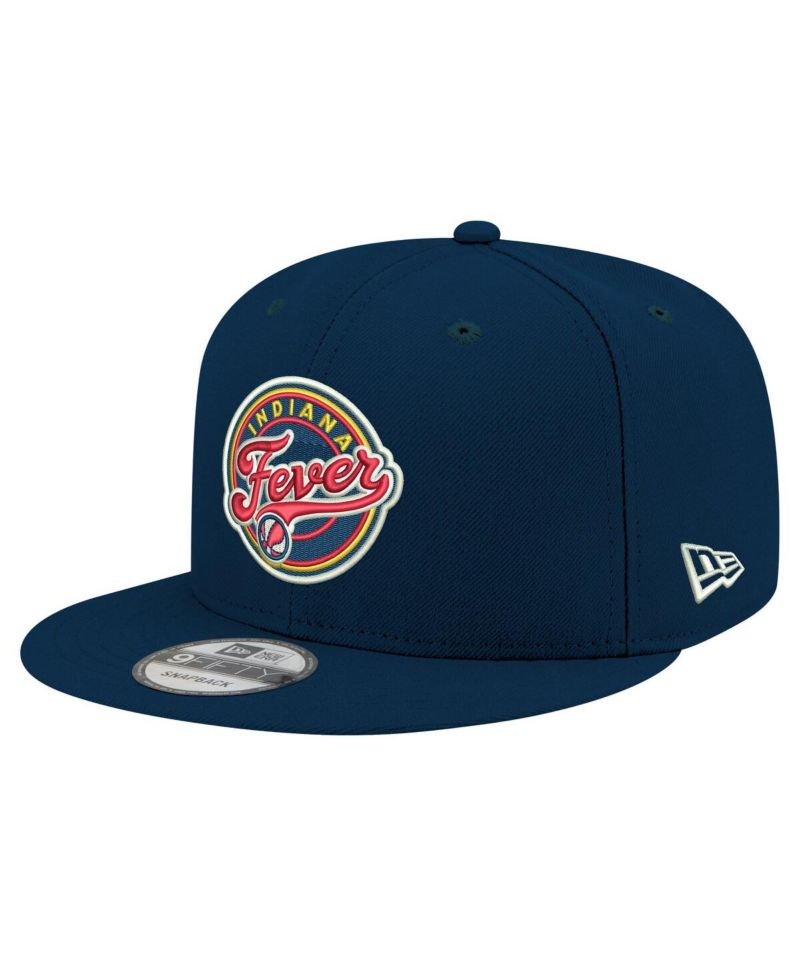 Men's and Women's Navy Indiana Fever Logo 9FIFTY Snapback Hat