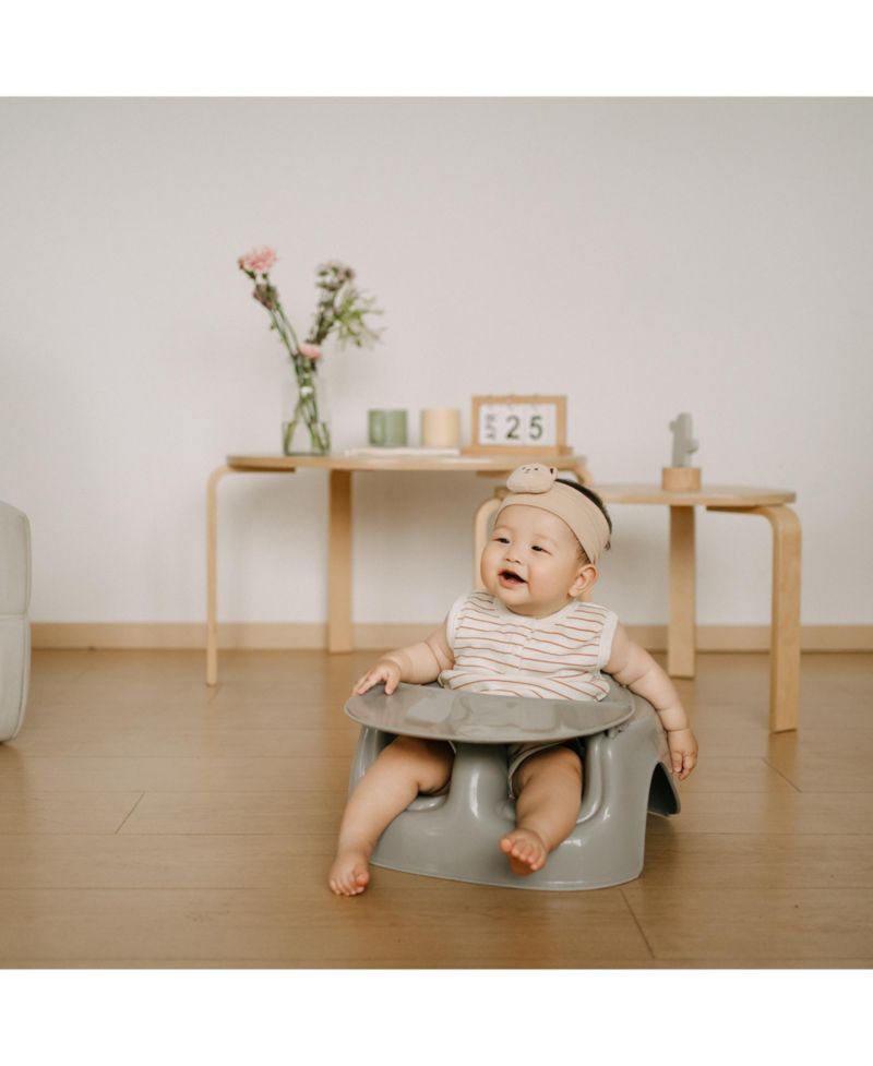 Ages 3-12 Months Floor Seat Lite Portable Baby Chair with Removable Tray
