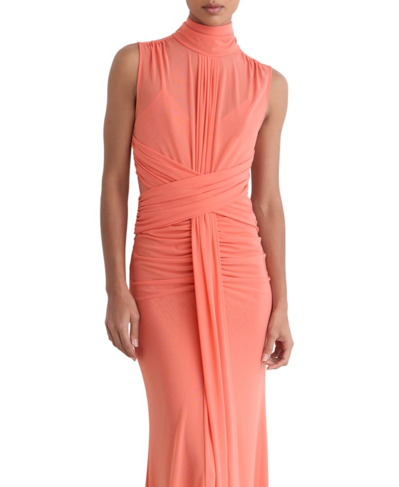 Women's Starla Ruched Sleeveless Maxi Dress