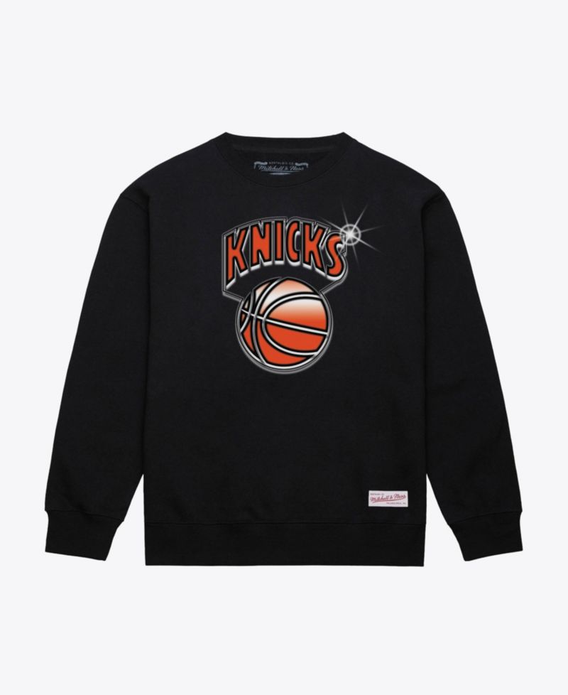 Men's Black New York Knicks Airbrush Sweatshirt