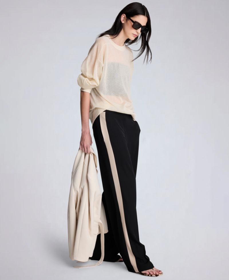 Women's High Rise Side Stripe Pants