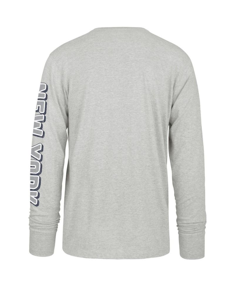 Men's Gray New York Yankees Fair Ball Franklin Long Sleeve T-Shirt