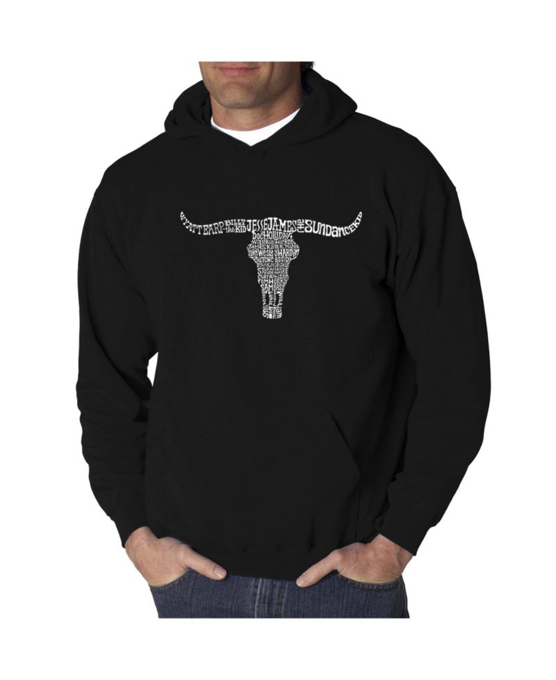 Men's Word Art Hooded Sweatshirt - Outlaws