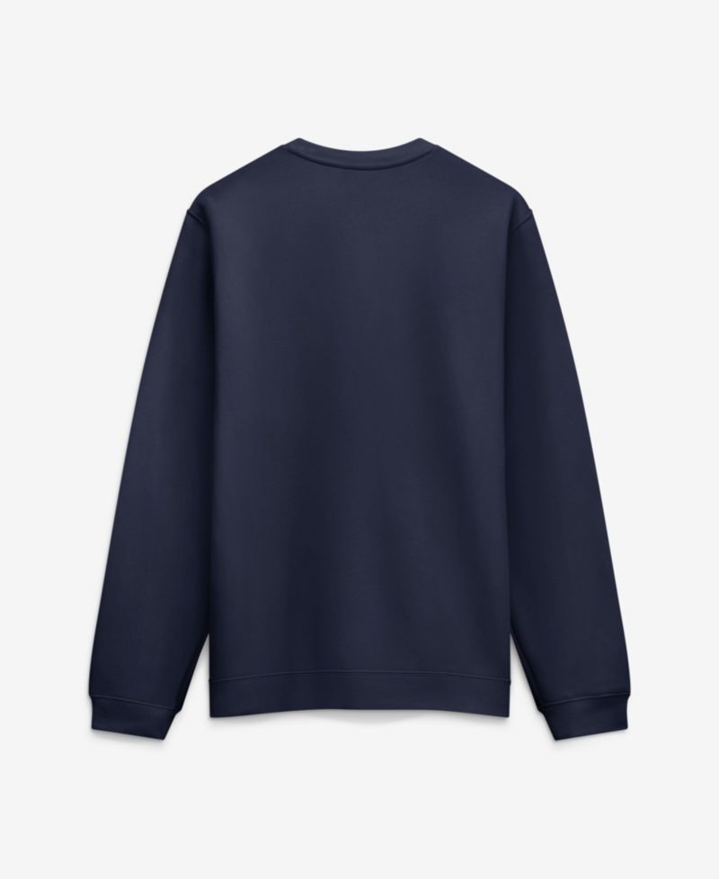 Men's Navy New England Patriots Defensive Leader Club Fleece Sweatshirt