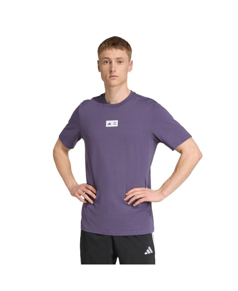 Men's Purple Manchester United Jersey Hook T-Shirt