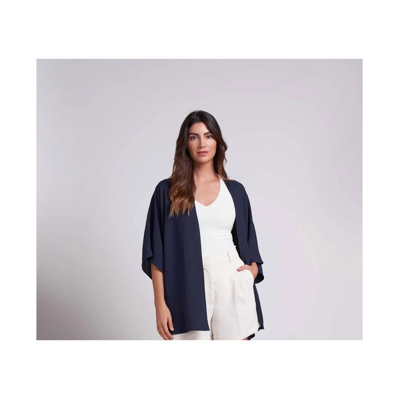 Women's Mila Very Oversized Lightweight Crinkled Fabric Kimono