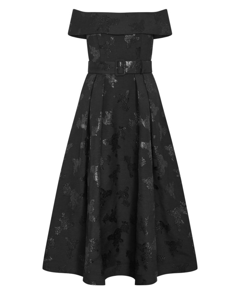 Plus Size High Status Jacquard Gown