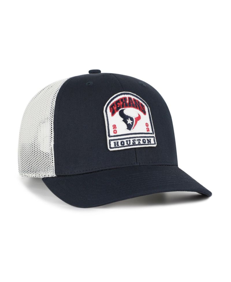 Men's '47 Navy Houston Texans Headstone Trucker Adjustable Hat