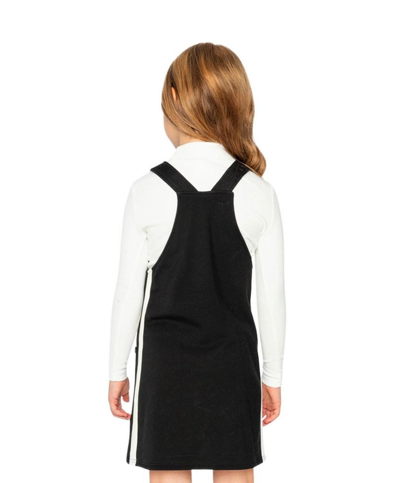 Big Girls 6-14 Brushed Rib Mock Neck Top
