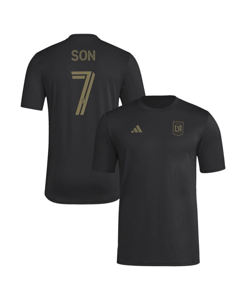 Men's Son Heung-Min Black LAFC Pre-Game T-Shirt