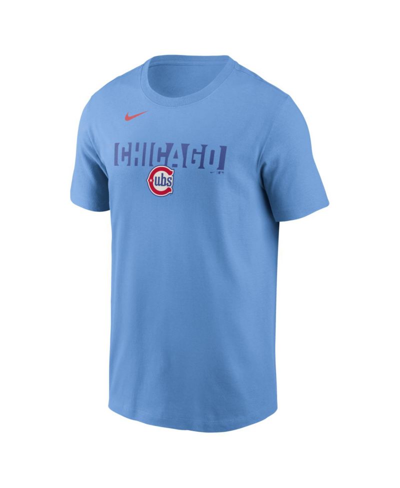 Men's Light Blue Chicago Cubs Alternate T-Shirt