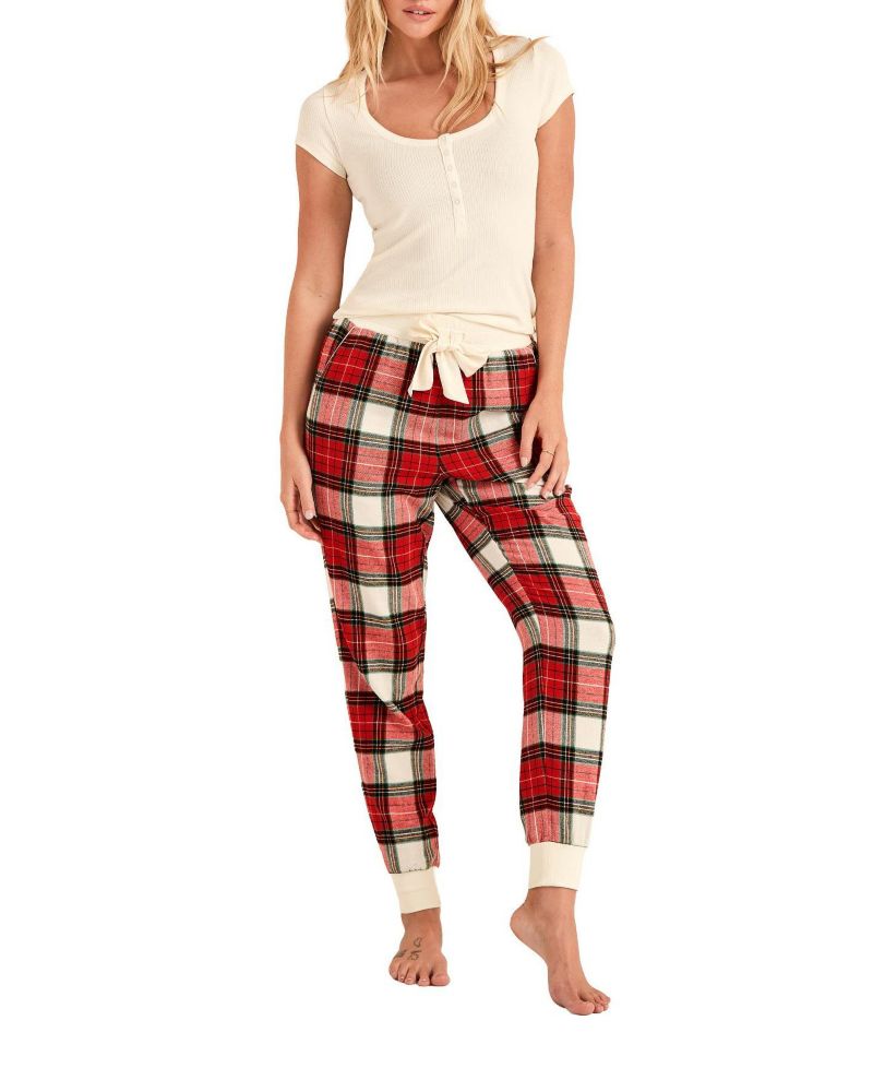 Women's Caileigh T-Shirt & Joggers Pajama Set Sleepwear