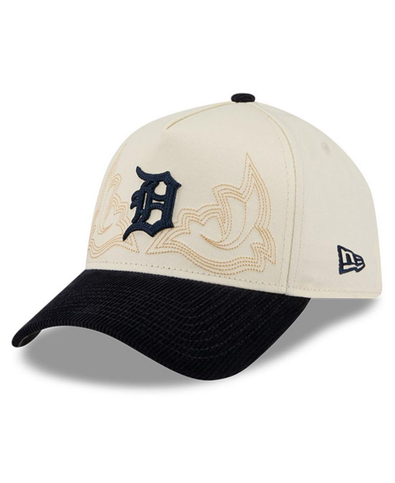 Men's Stone Detroit Tigers Western Stitch 9FORTY A-Frame Adjustable Hat