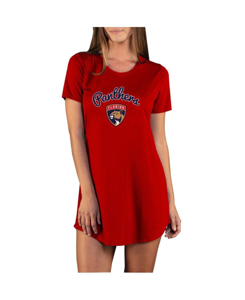 Women's Red Florida Panthers Marathon Knit Nightshirt
